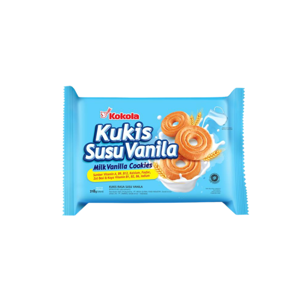 Kokola Cookies 218g Vanilla Milk