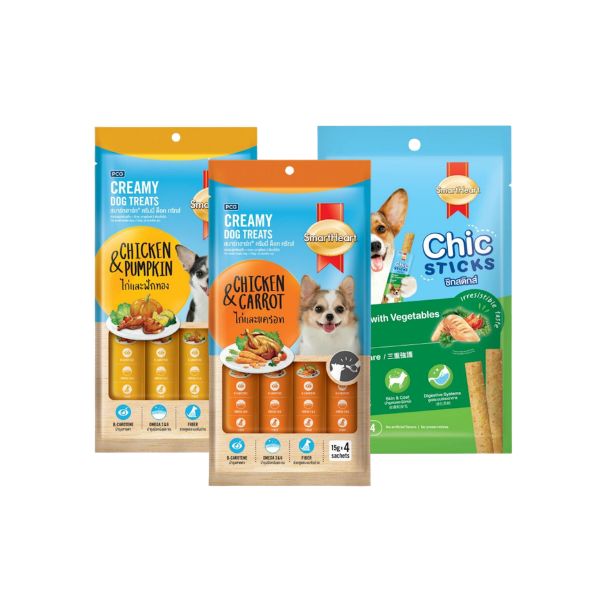 SmartHeart Dog Creamy Treats